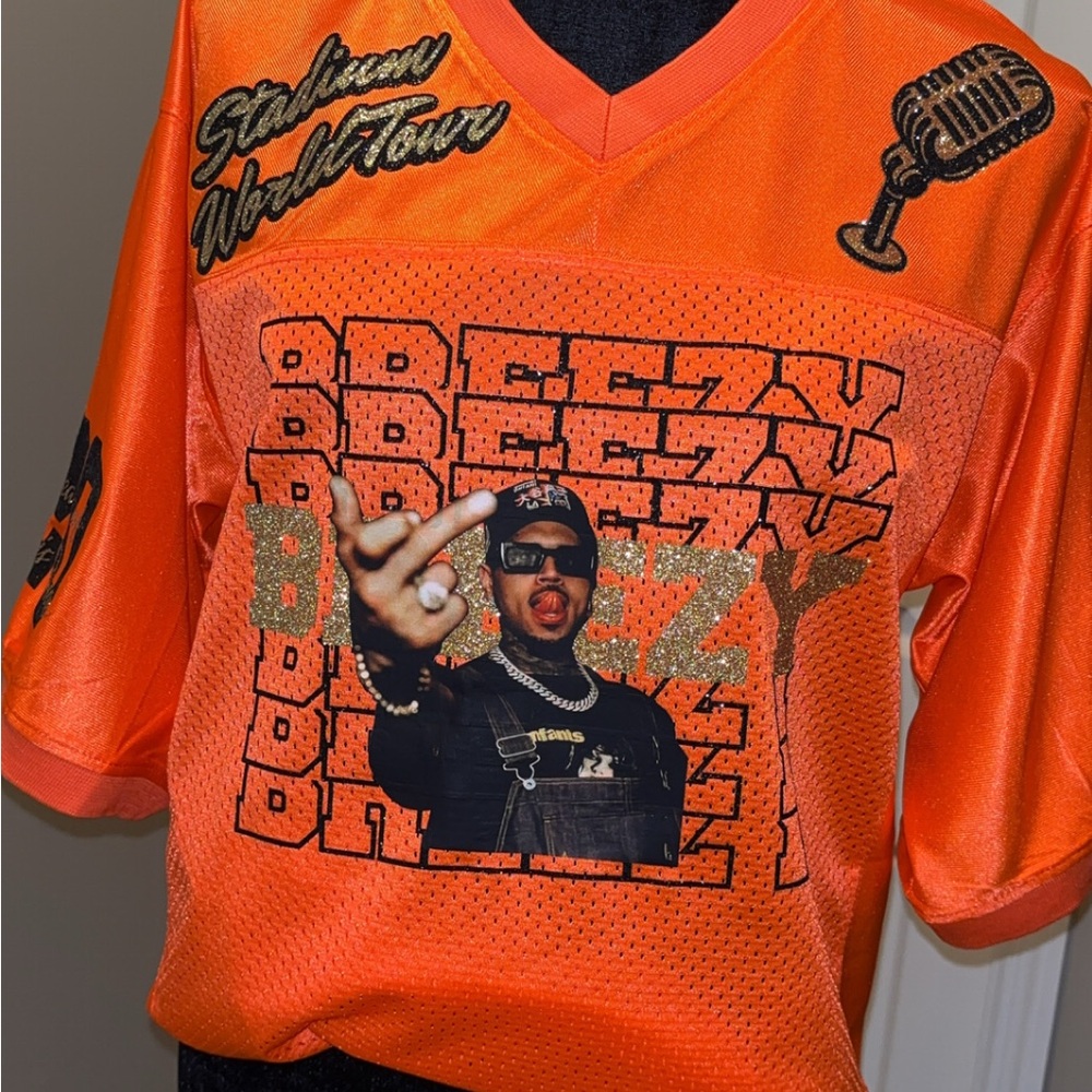 Orange Graphic Men's Shirt